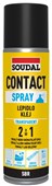 SOUDAL Kontaktní lepidlo CONTACT SPRAY LEPIDLO 2V1 300ml